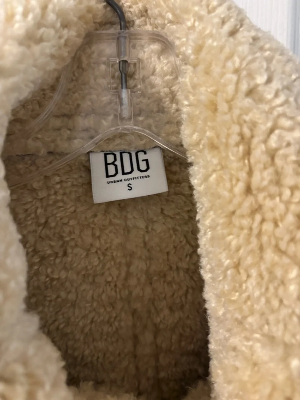 BDG Ella Women’s Chocolate Faux Leather and Faux Shearling Aviator Jacket - Picture 6 of 16